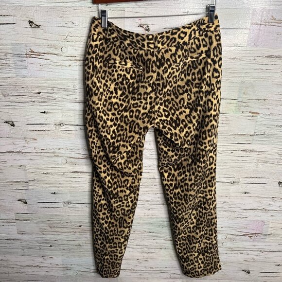 Banana Republic Leopard Print Pants Size 4 trousers - Picture 7 of 7